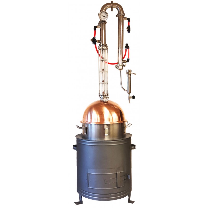 Destille / Destillieranlage aus Kupfer